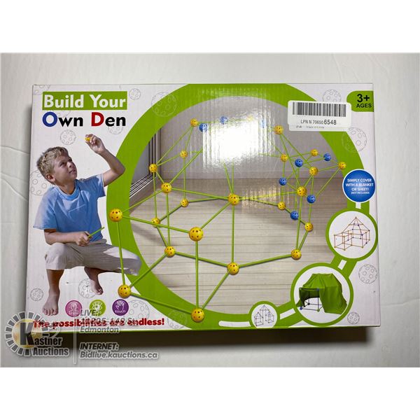BUILD YOUR OWN DEN BUILDING TOY
