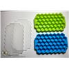 Image 1 : LOT OF 2 HEXAGON SILICONE MOLDS WITH LIDS