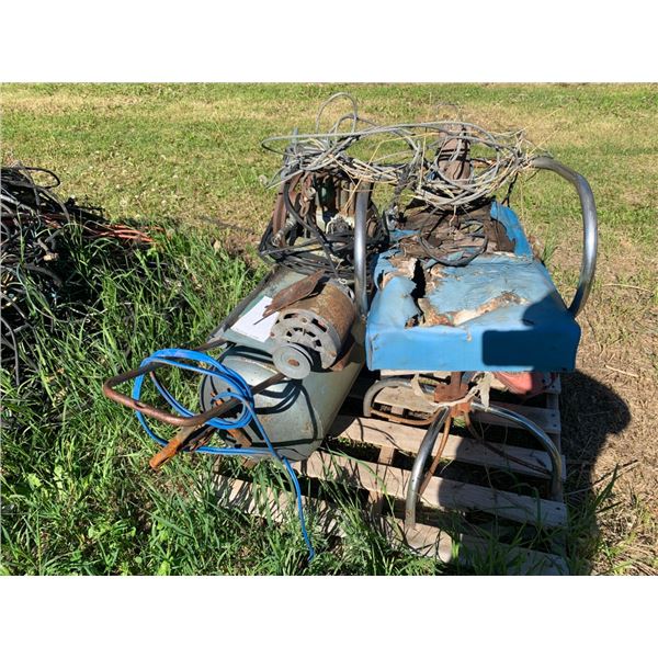 Pallet - Scrap Steel, compressor