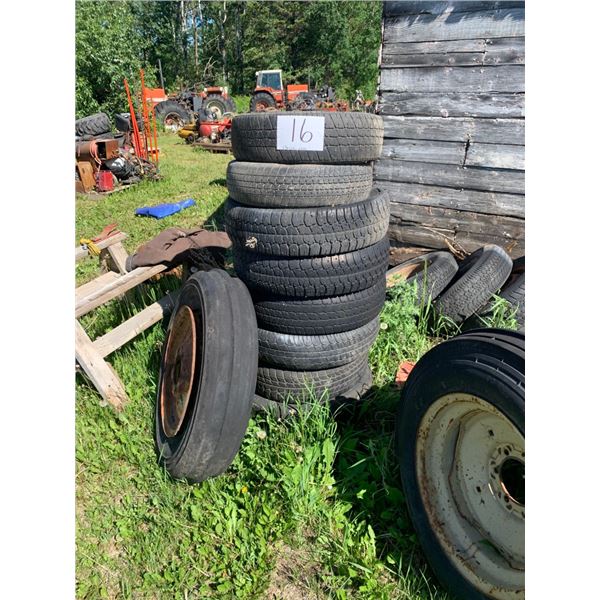 Assorted tires