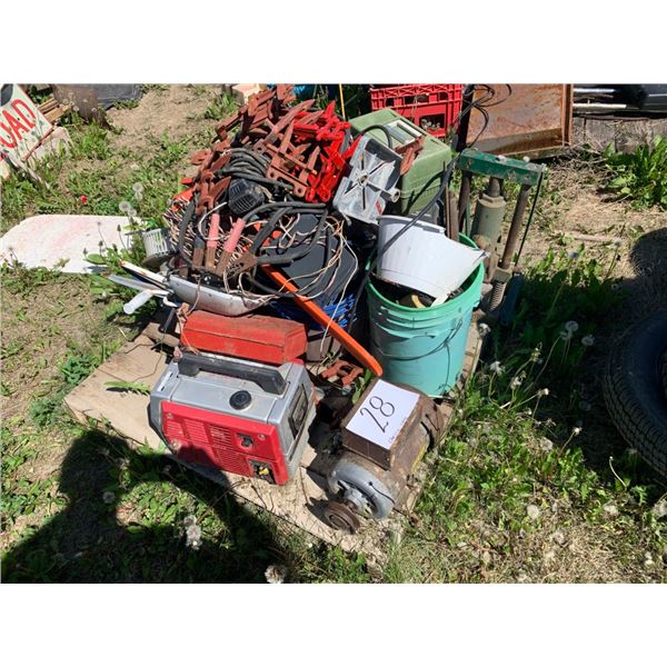 Press, ATV sprayer, Honda generator