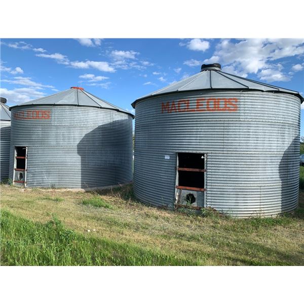 2 - McLeod flat bottom bins for parts - 19 ft