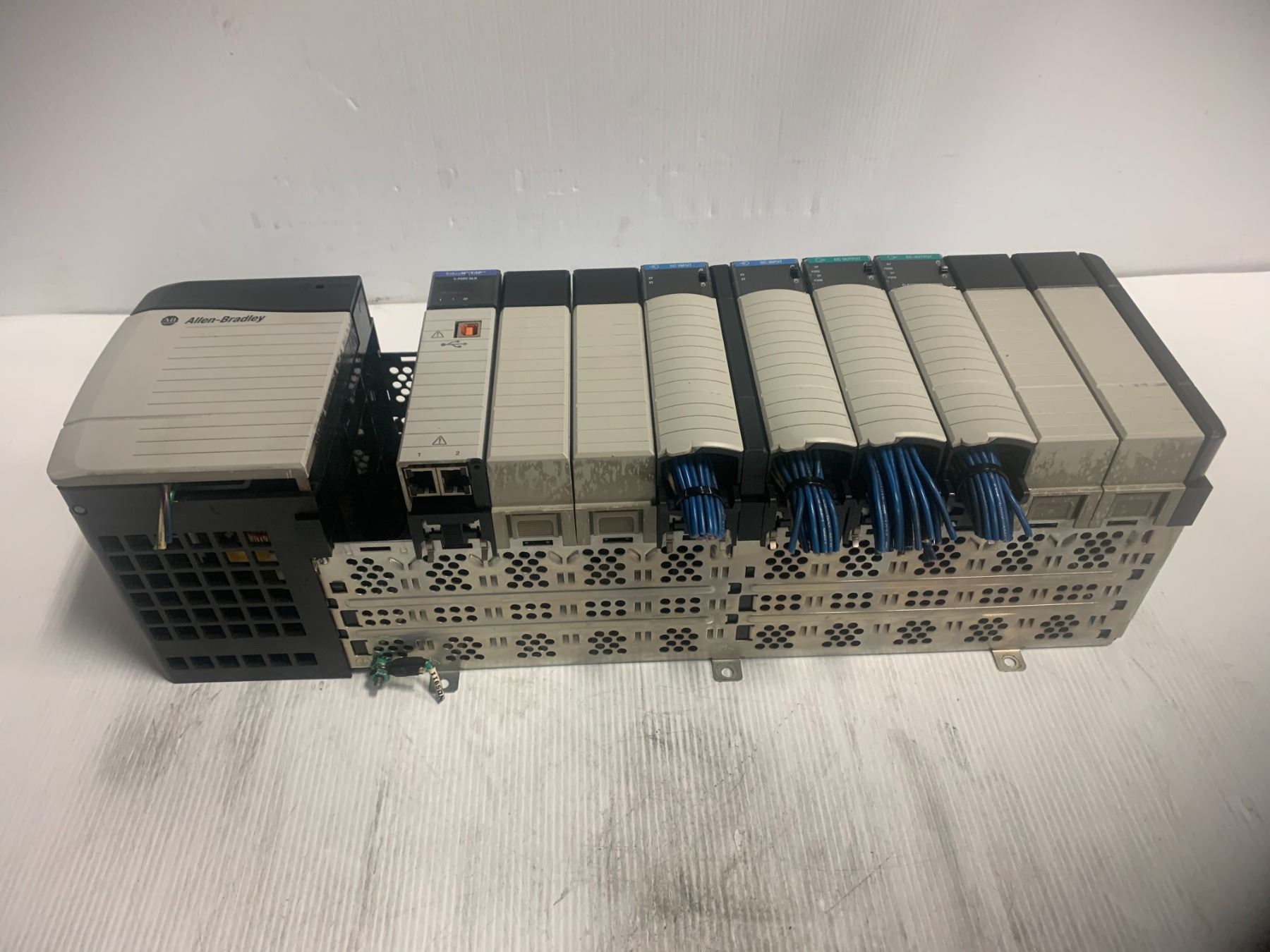 Allen Bradley Rack with Modules As Shown In Photos