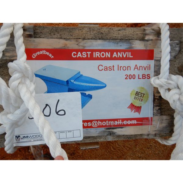 GREAT BEAR 200 lb. CAST IRON ANVIL