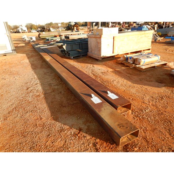 6" X 12" X 45' STEEL SQUARE TUBING (B9)