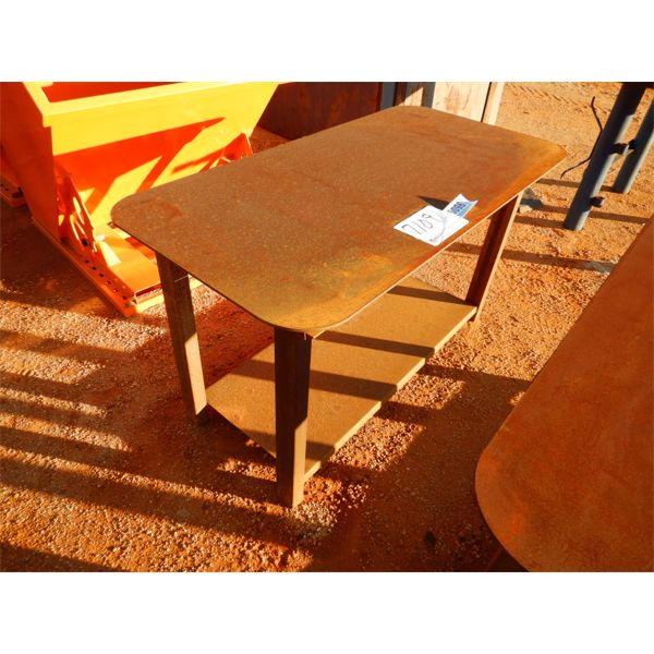 29" x 57" STEEL WORK TABLE (B7)