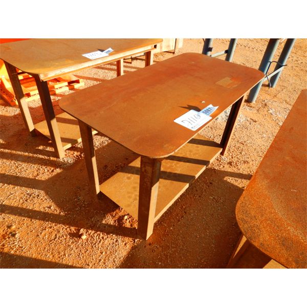 29" x 57" STEEL WORK TABLE (B7)