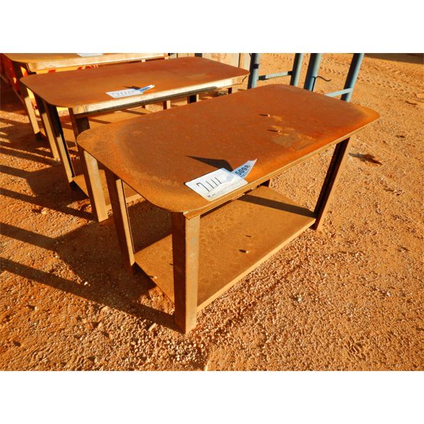 29" x 57" STEEL WORK TABLE (B7)