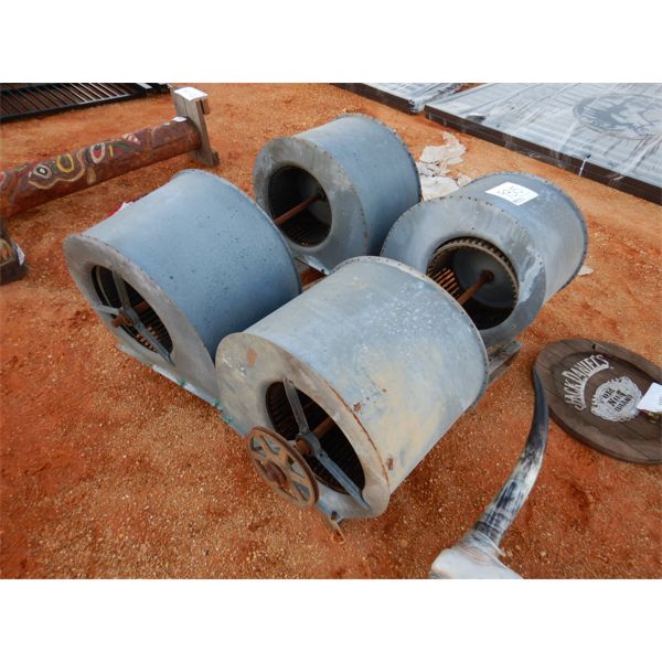 (1) PALLET SQUIRREL CAGE FANS (2 SETS OF 2) (C6)