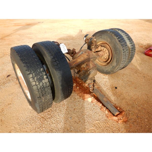 TRUCK/TRACTOR DRIVE AXLE W/DUEL TIRES & RIMS (A1)