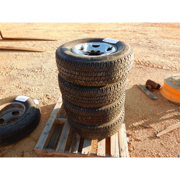 (4) T245/75R16 TIRES & RIMS (A-2)