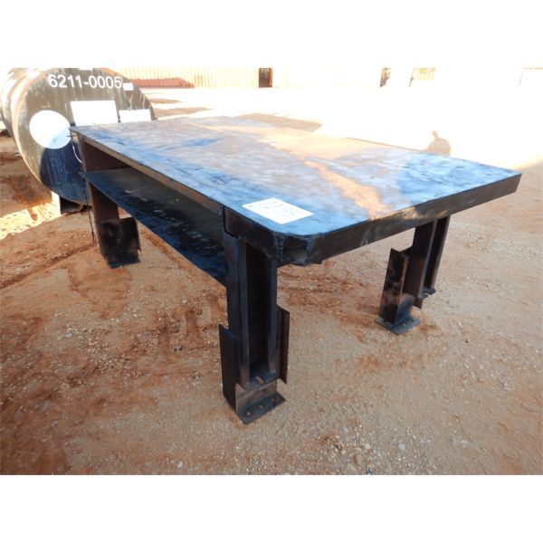 48" X 92" METAL TABLE 