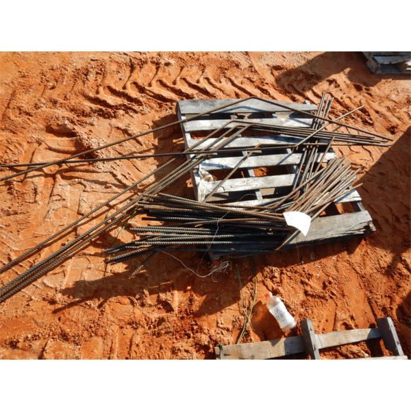 (1) PALLET REBAR (B-9)