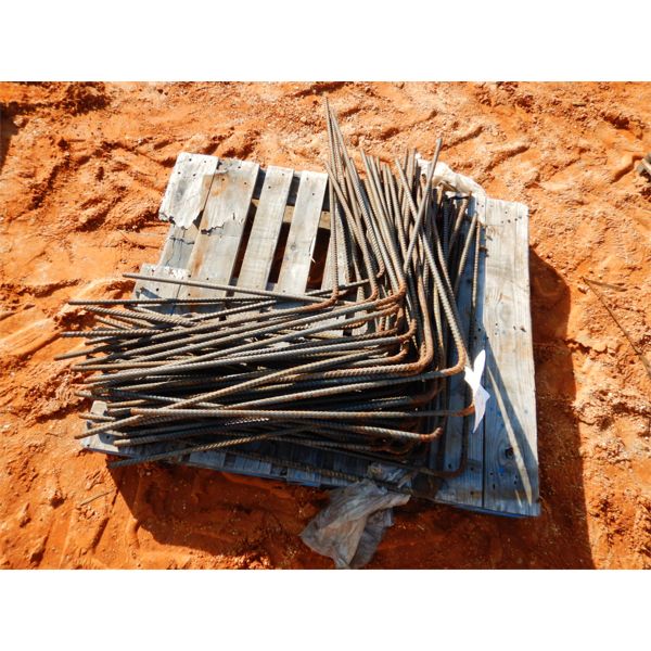 (1) PALLET REBAR (B-9)