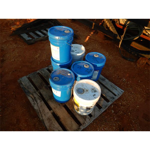 (7) 5 GALLON BUCKET OIL/ COOLANT ADDITIVE (B-9)
