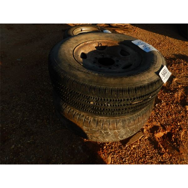 (2) LT245/75R16 TIRES & RIMS (A-2)
