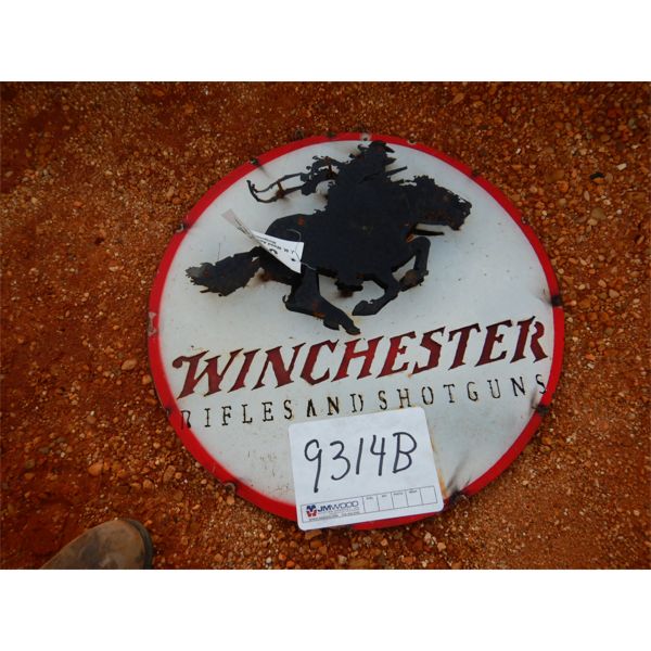 WINCHESTER METAL SIGN (C-6)