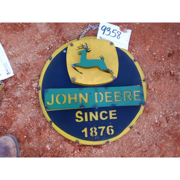 JOHN DEERE SIGN (METAL ART)