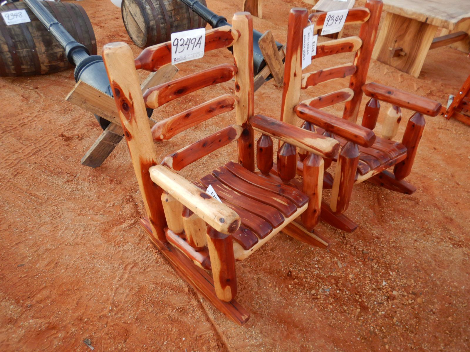 RED CEDAR ROCKING CHAIR - J.M. Wood Auction Company, Inc.