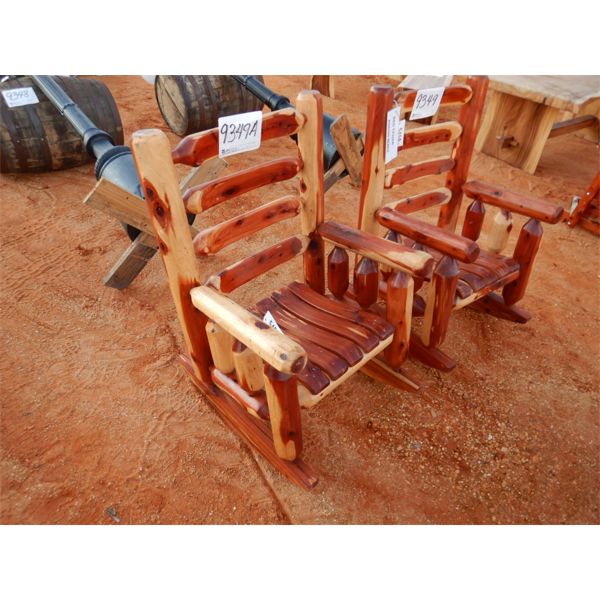 RED CEDAR ROCKING CHAIR
