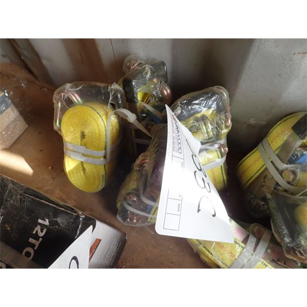 (4) 2" x 20' RATCHET TIE DOWN (IN CONTAINER)