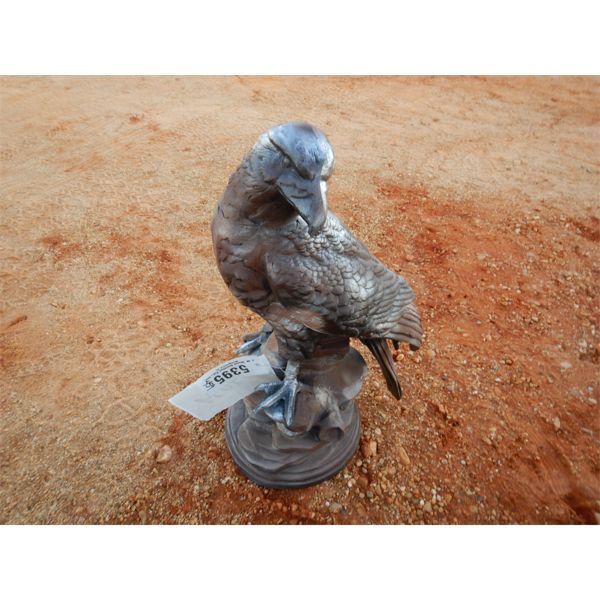 ALUM CAST EAGLE ON PERCH (LAWN ART)