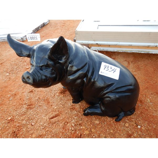 ALUM CAST PIG (LAWN ART)