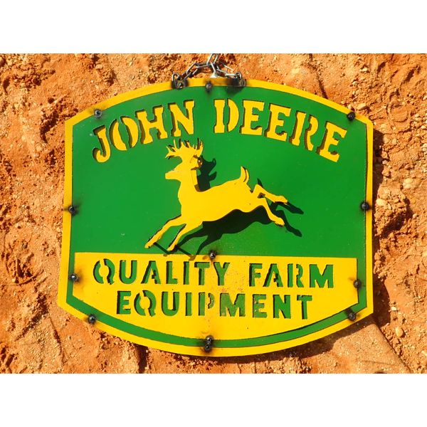 JOHN DEERE SIGN (METAL ART)