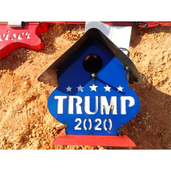 TRUMP 2020 BIRDHOUSE (METAL ART)