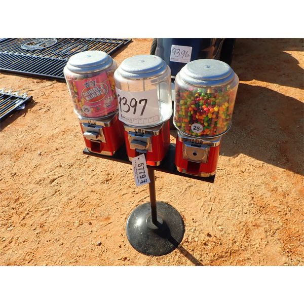GUMBALL MACHINE (3 JARS)