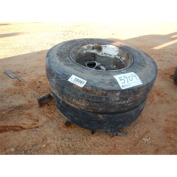 (2) 11R22.5 TIRES & RIMS (A2)