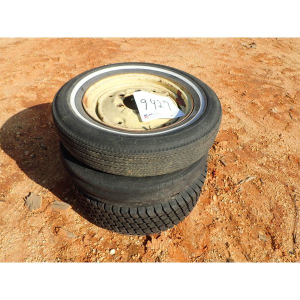 (3) FARM MISC SIZE TIRES & RIMS (C7)