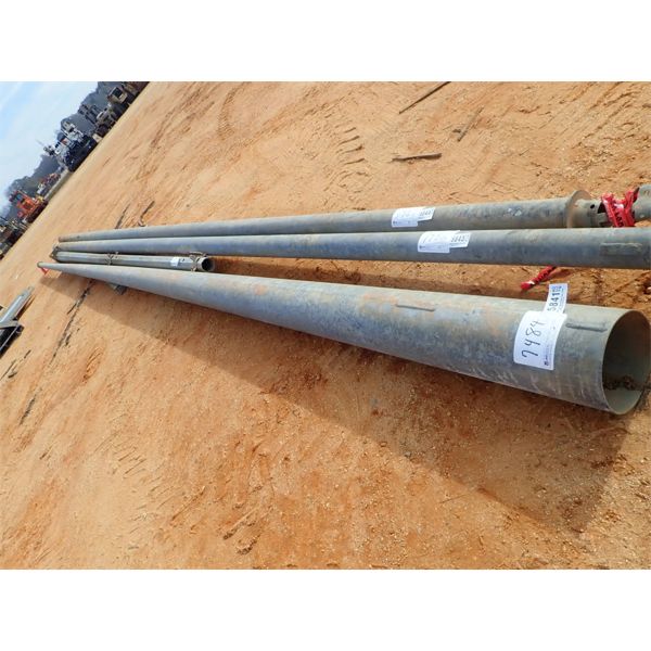 50' GALV LIGHT POLE (B-9)