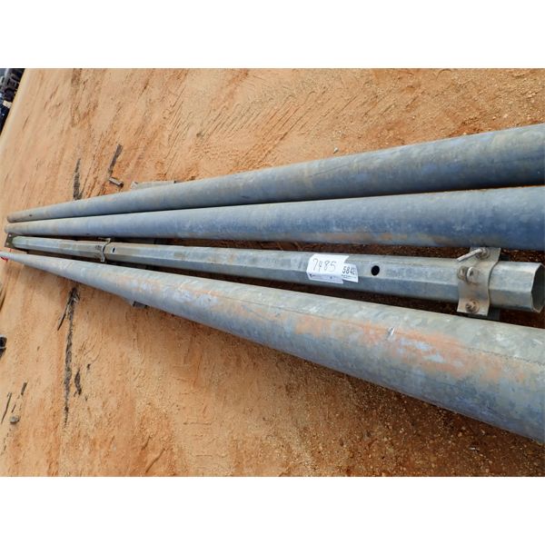 30' GALV LIGHT POLE (B-9)