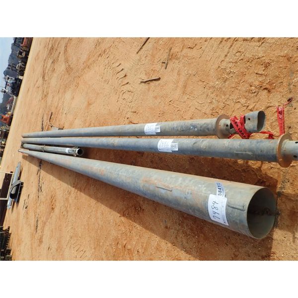 50' GALV LIGHT POLE (B-9)