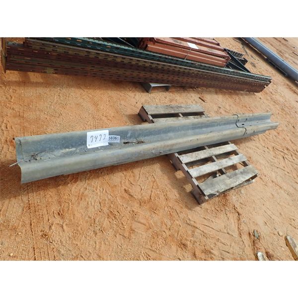 (1) PALLET GALV GUARD RAIL (B-9)