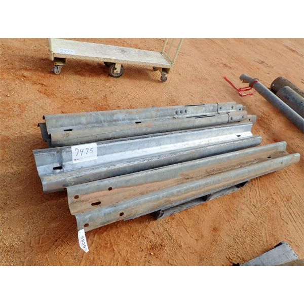 (1) PALLET GALV GUARD RAIL (B-9)