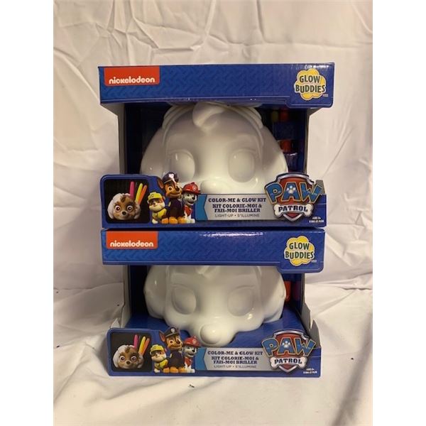 PAW PATROL GLOW BUDDIES X 2