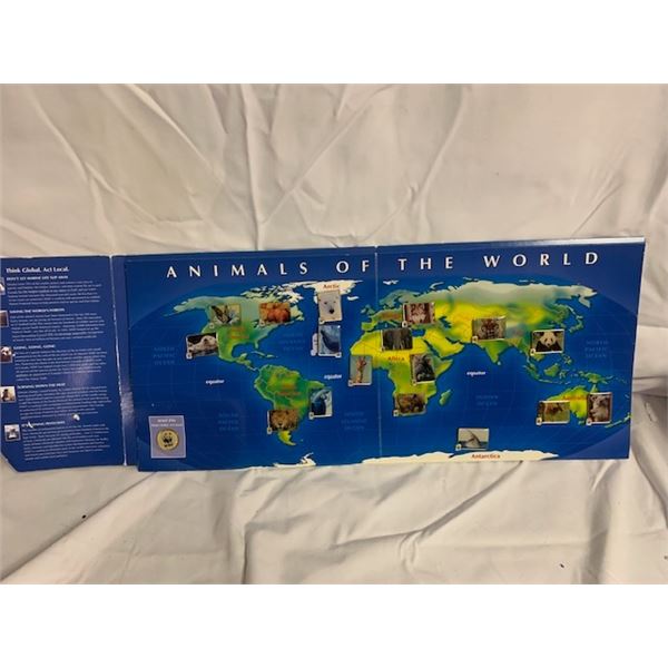ANIMALS OF THE WORLD PINS