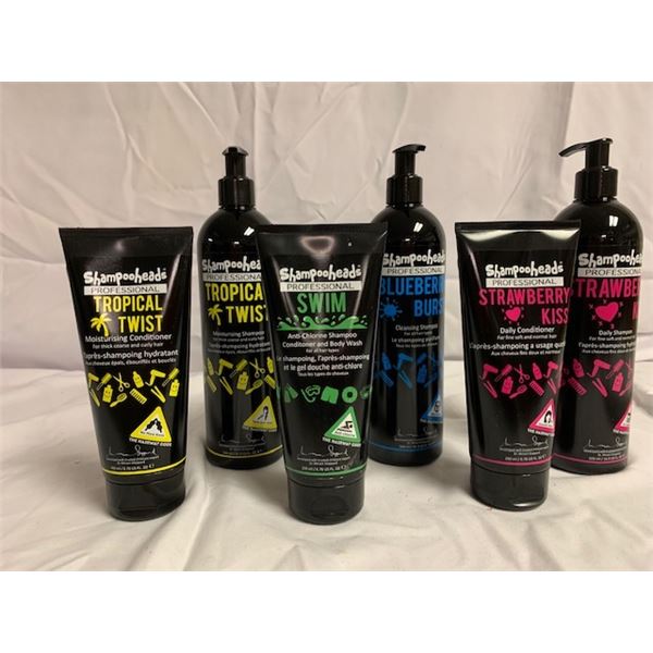 Shampoo Heads PKG X6