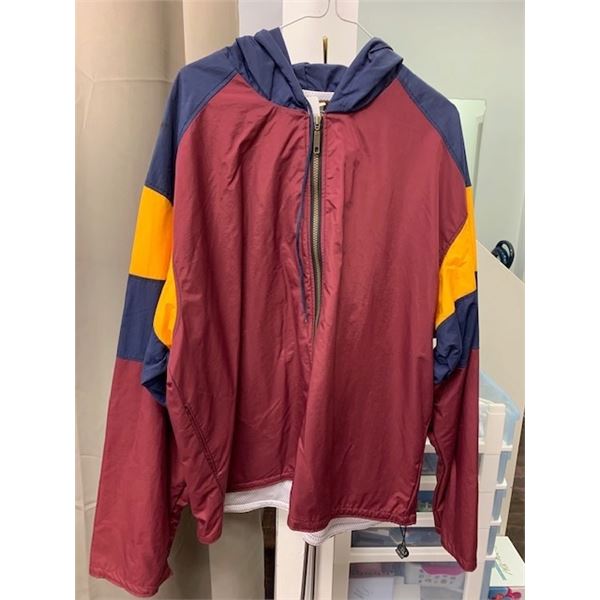 NEW KOKANEE GLACIER JACKET  LG BURGANDY BLACK YELLOW