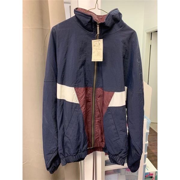NEW VHSPORTE JACKET   LG BLUE WHITE RED