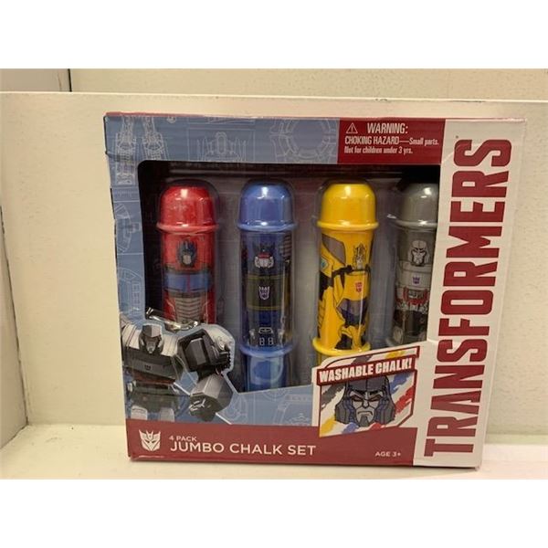 TRANSFORMERS CHALK SET