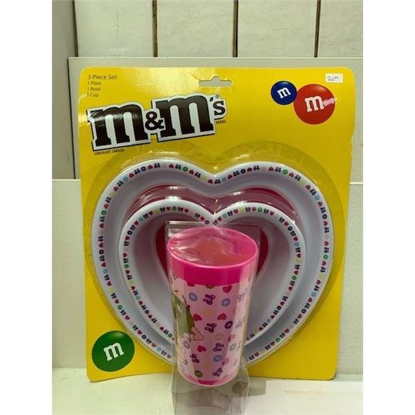 M& M 3PCE PLATE SET