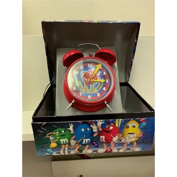 M& M ALARM CLOCK