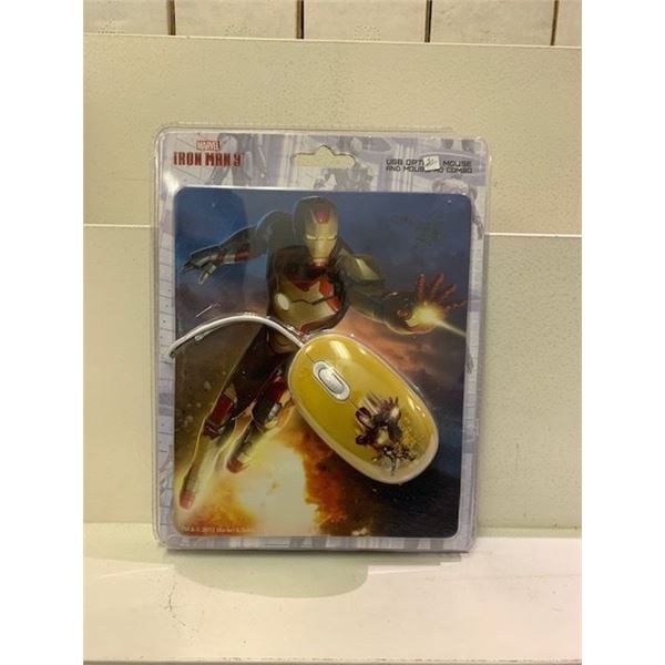 IRON MAN MOUSE AND PAD