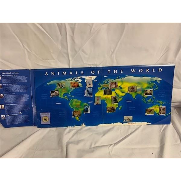 ANIMALS OF THE WORLD PINS