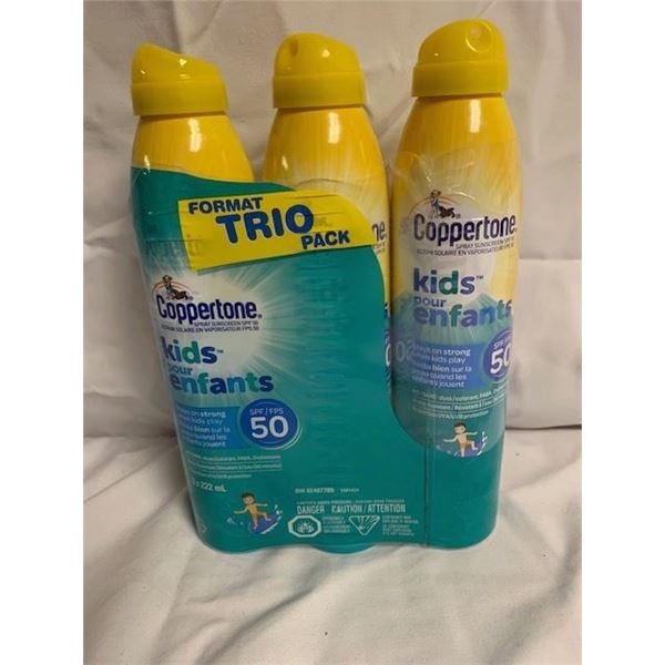 COPPERTONE SUNSCREEN  KIDS X4