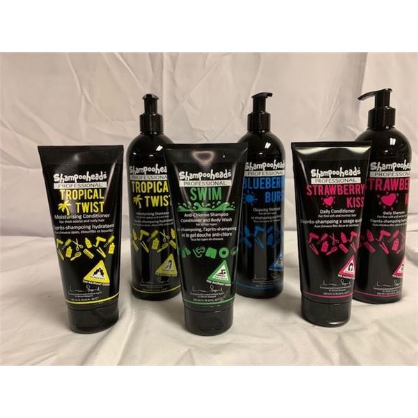 Shampoo Heads PKG X6