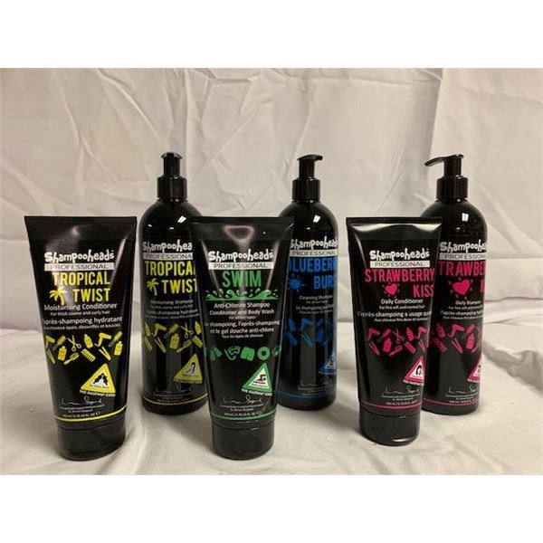 Shampoo Heads PKG X6